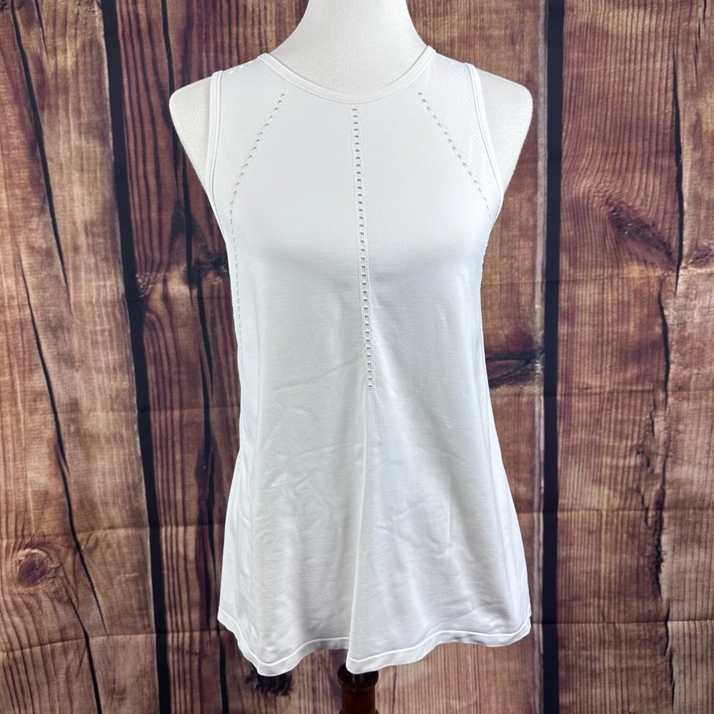 Athleta Women's White Foothill Tank Top